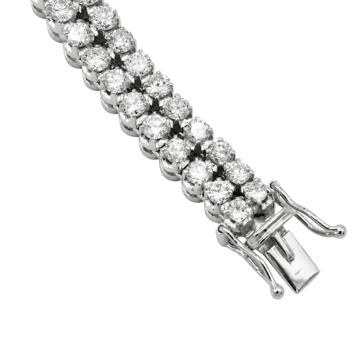 Bracelet Souple en or blanc et diamants - Castafiore