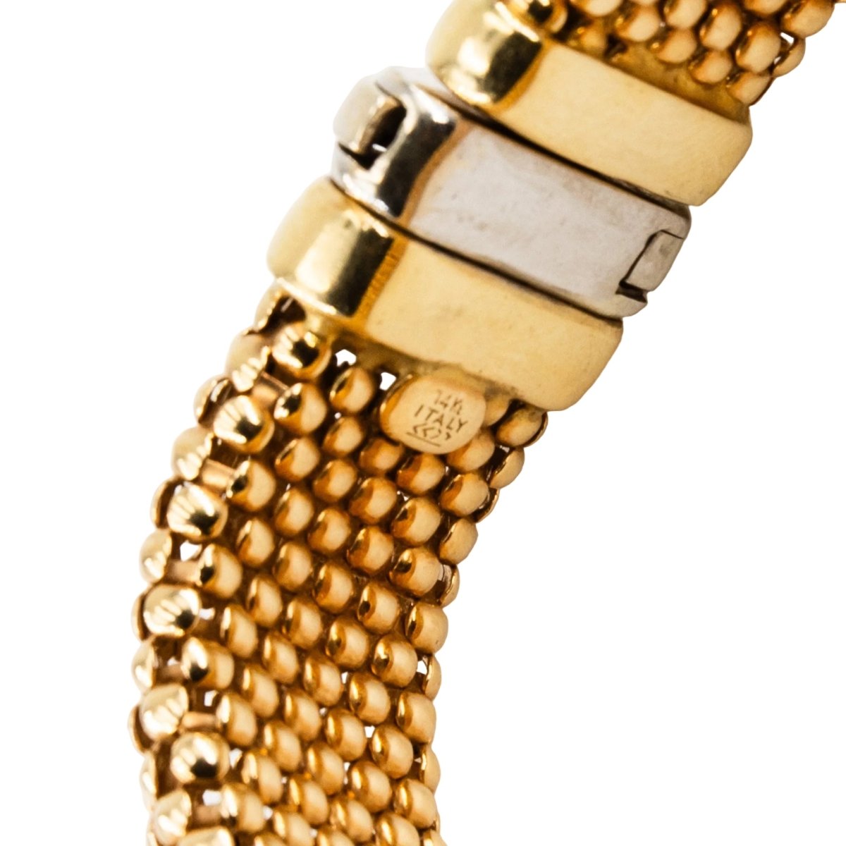 Bracelet Souple en or blanc et or jaune - Castafiore