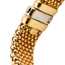 Bracelet Souple en or blanc et or jaune - Castafiore