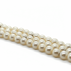 Bracelet Souple en or blanc, perles et diamants - Castafiore