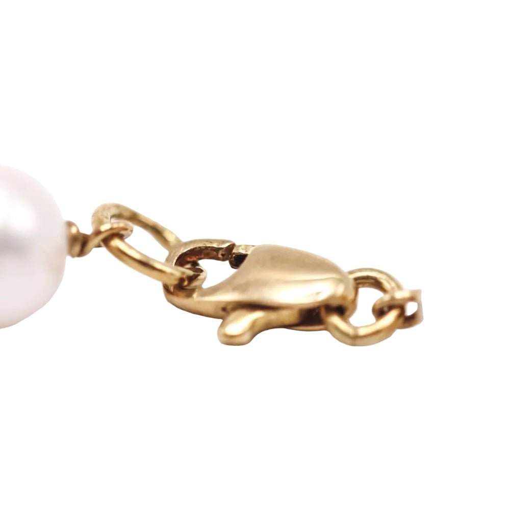 Bracelet Souple en or blanc, perles et spinelles - Castafiore