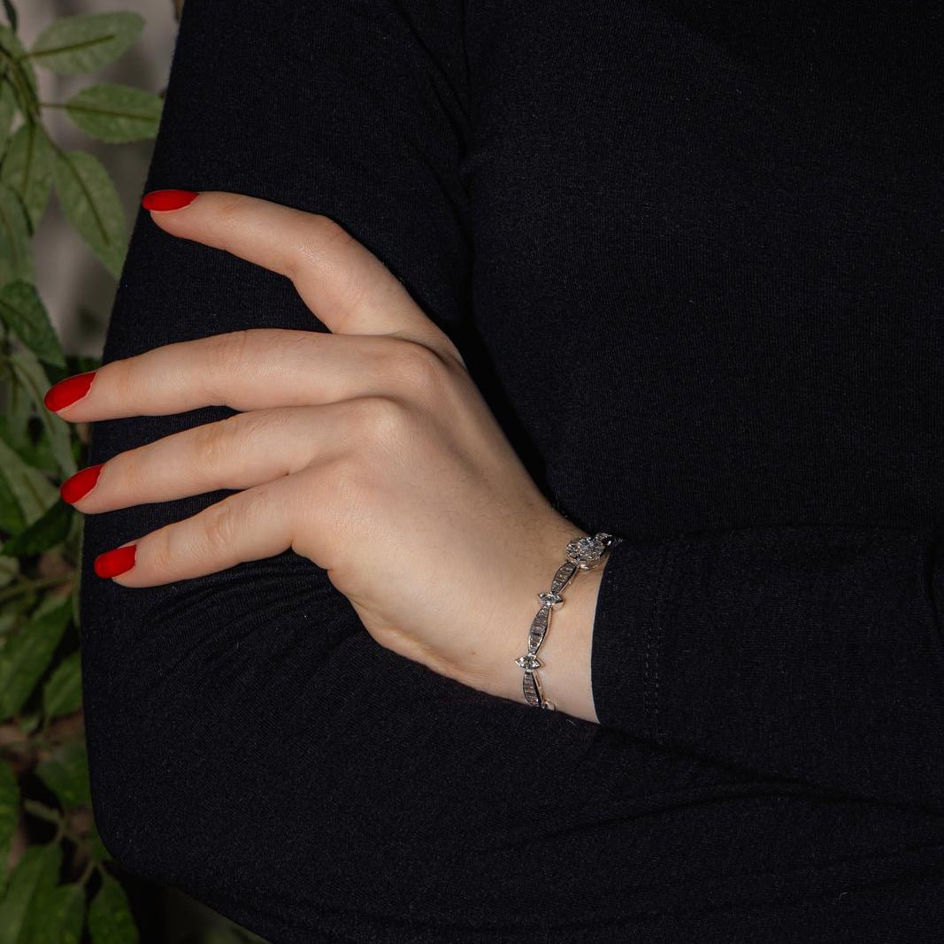 Bracelet  White gold  diamond 