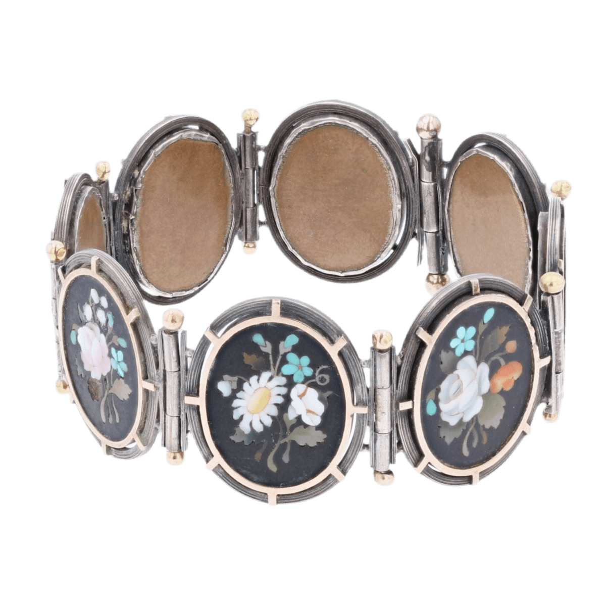 Bracelet Souple en or jaune et argent - Castafiore