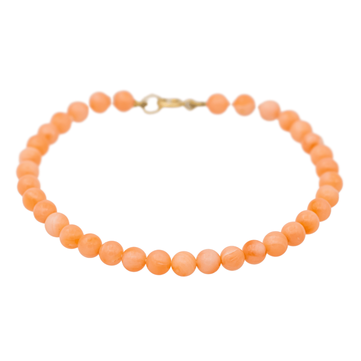 Bracelet  Yellow gold Coral