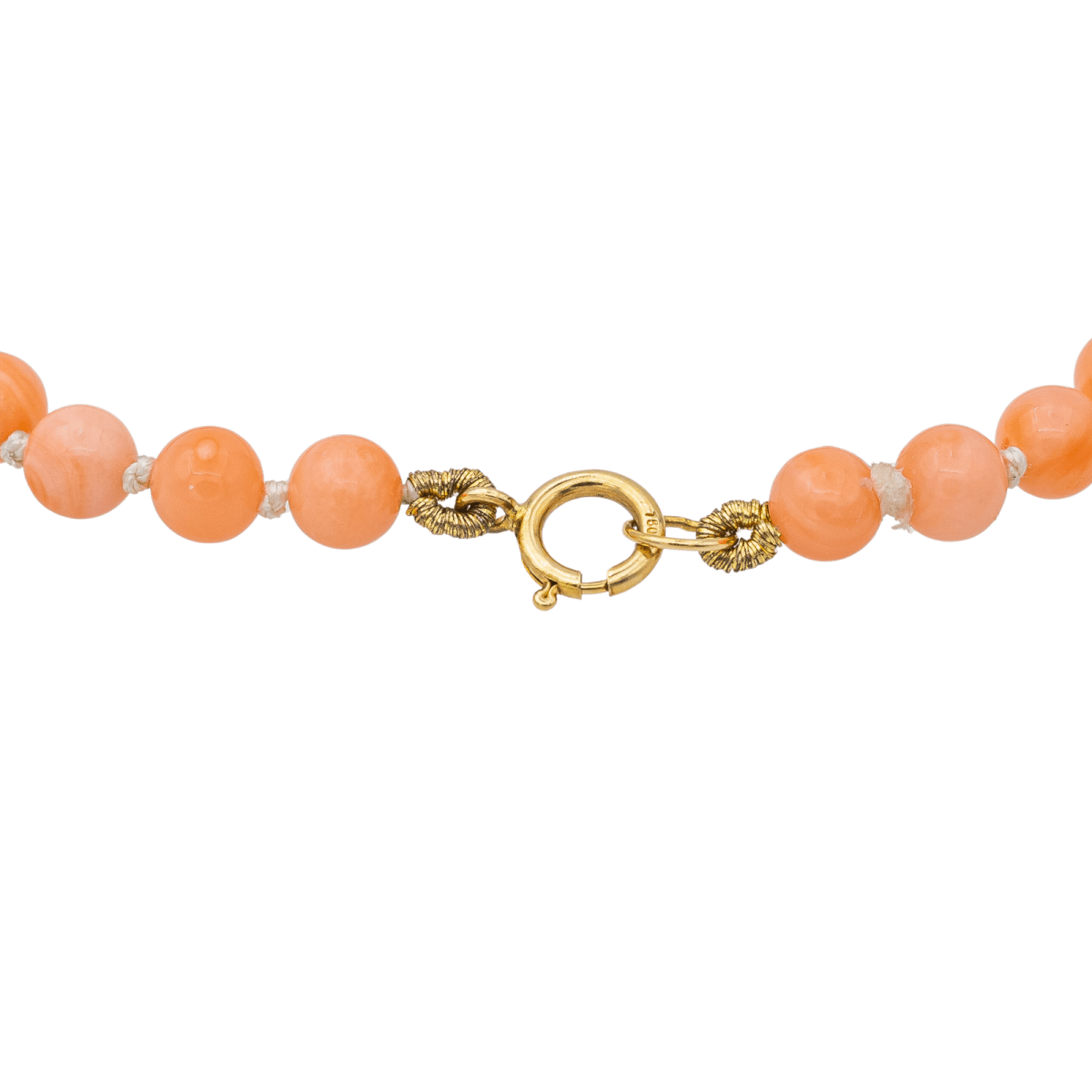Bracelet  Yellow gold Coral