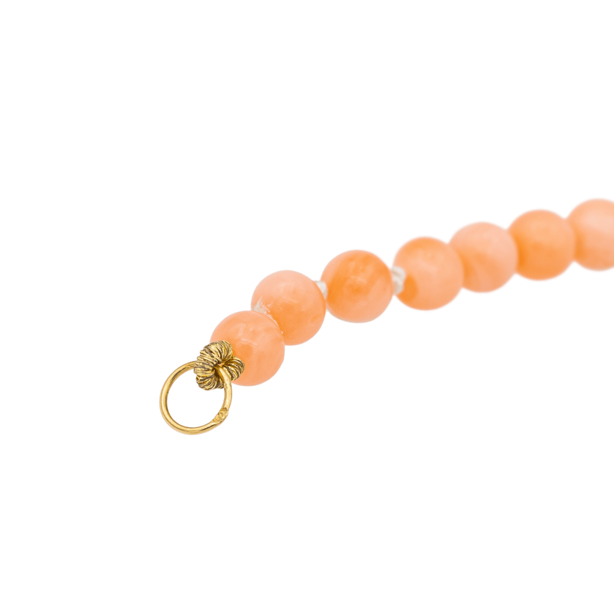 Bracelet  Yellow gold Coral