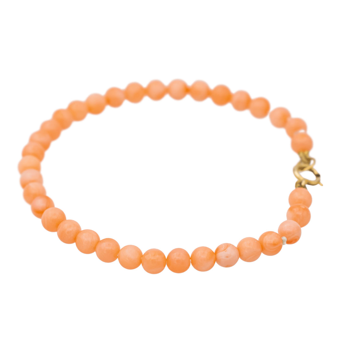 Bracelet  Yellow gold Coral