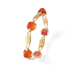 Bracelet Souple en or jaune et cornaline - Castafiore