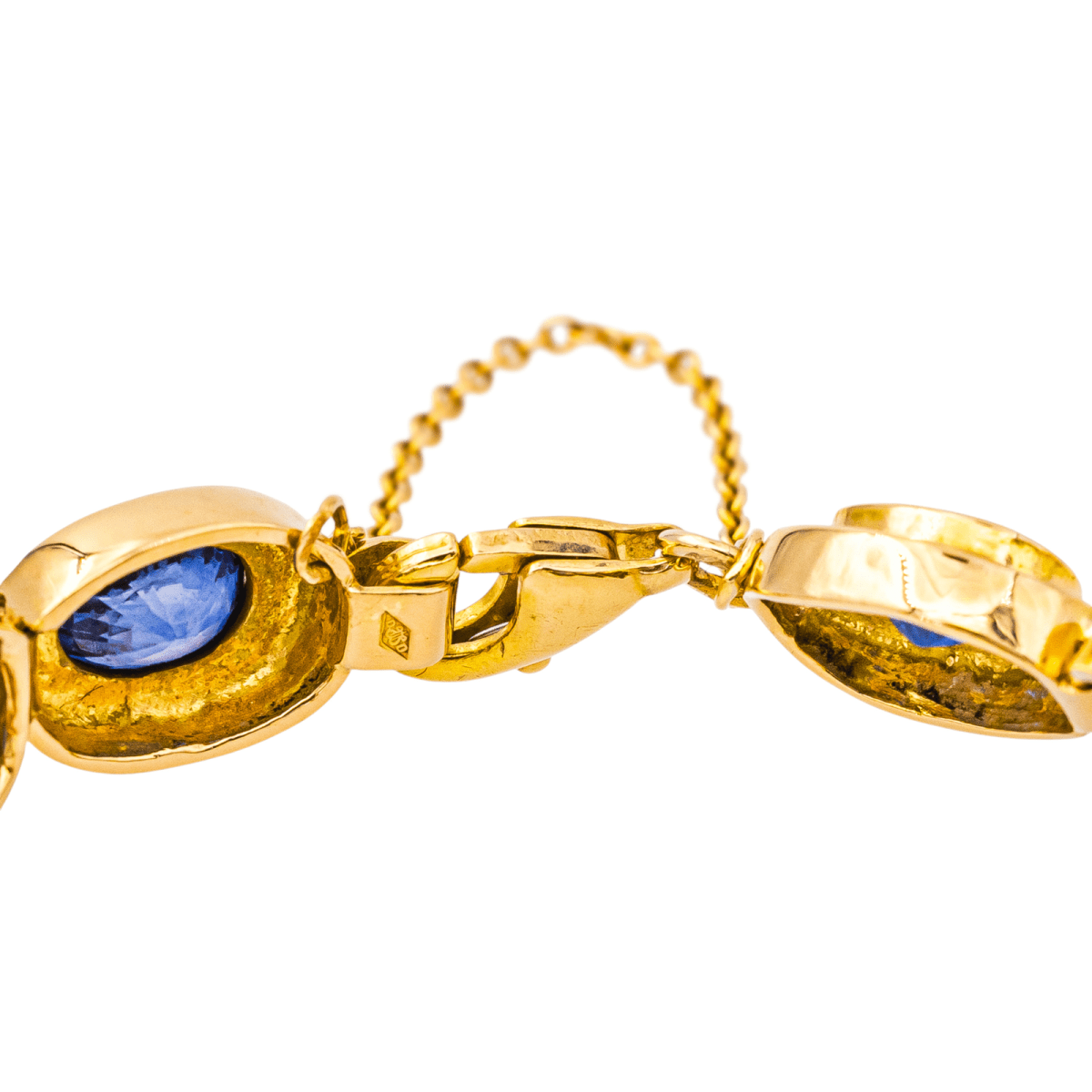 Bracelet Souple en or jaune et saphirs - Castafiore