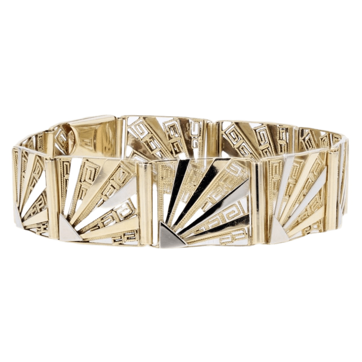 Bracelet Souple en or jaune, or blanc - Castafiore