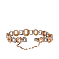 Bracelet Souple en or jaune, platine et diamants - Castafiore