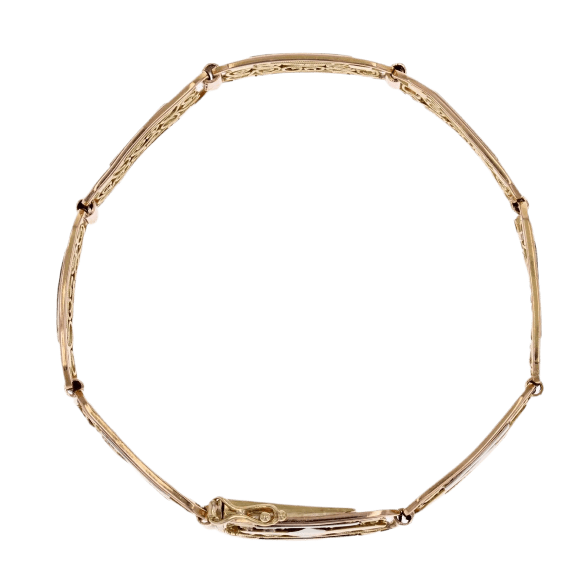 Bracelet Souple en or rose, or blanc et or jaune - Castafiore