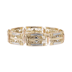 Bracelet Souple en or rose, or blanc et or jaune - Castafiore