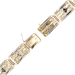 Bracelet Souple en or rose, or blanc et or jaune - Castafiore