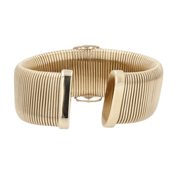 Bracelet Souple en vermeil, argent, recouvert d'or jaune - Castafiore