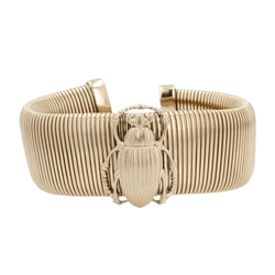 Bracelet Souple en vermeil, argent, recouvert d'or jaune - Castafiore