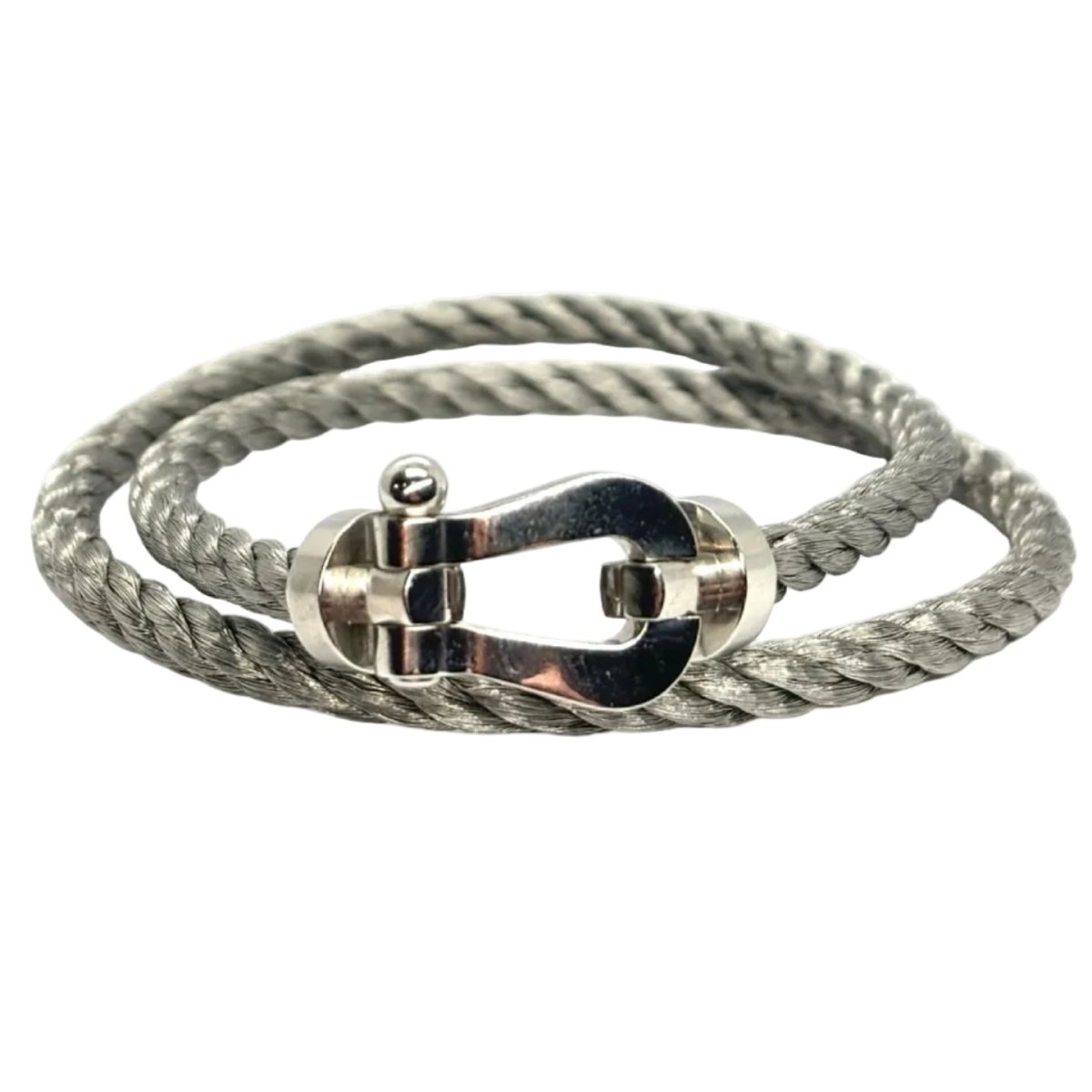 Bracelet Souple "Force 10" en or blanc - Castafiore