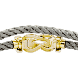 Bracelet Souple FRED "Chance Infinie" en or rose et acier - Castafiore