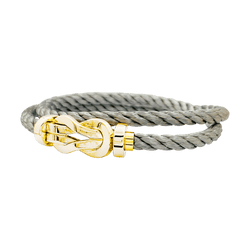 Bracelet Souple FRED "Chance Infinie" en or rose et acier - Castafiore