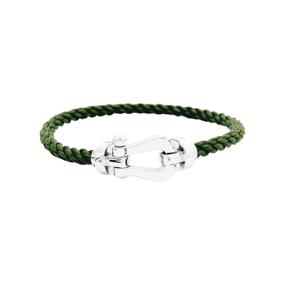 Bracelet Souple FRED "Force 10" en or blanc - Castafiore