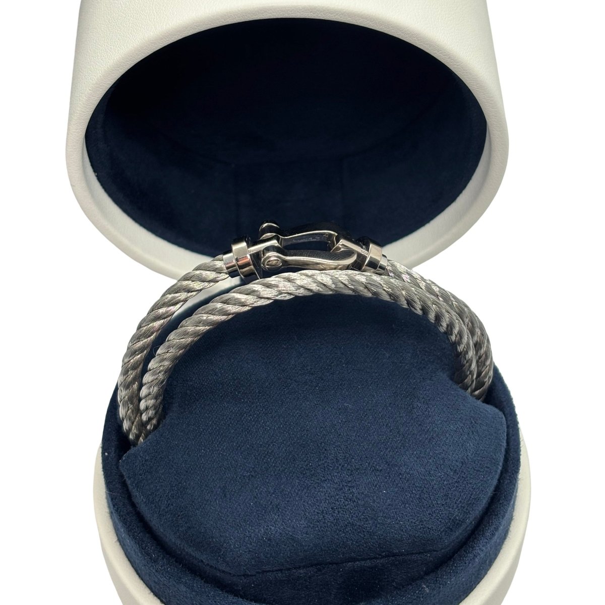 Bracelet Souple FRED "Force 10" en or blanc - Castafiore