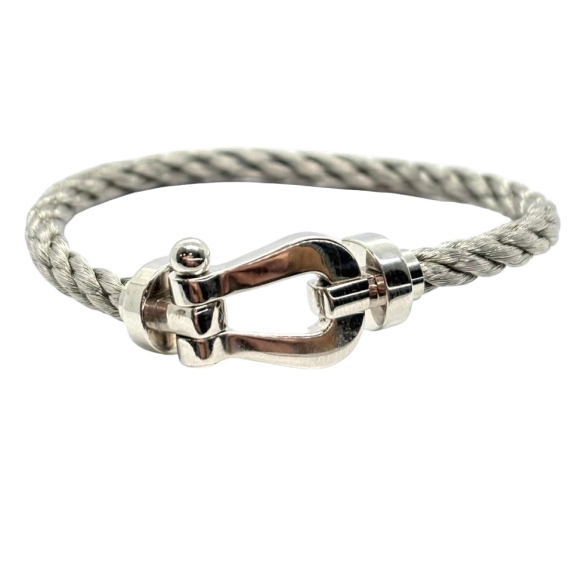 Bracelet Souple FRED "Force 10" en or blanc - Castafiore