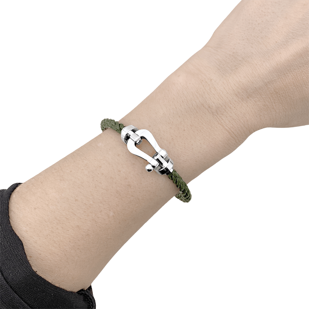 Bracelet Souple FRED "Force 10" en or blanc - Castafiore
