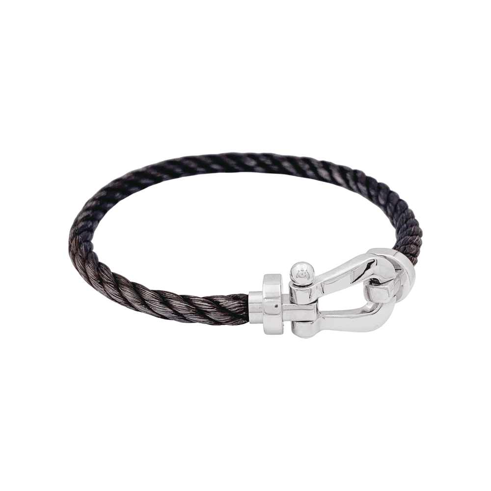 Bracelet Souple FRED "Force 10" en or blanc - Castafiore