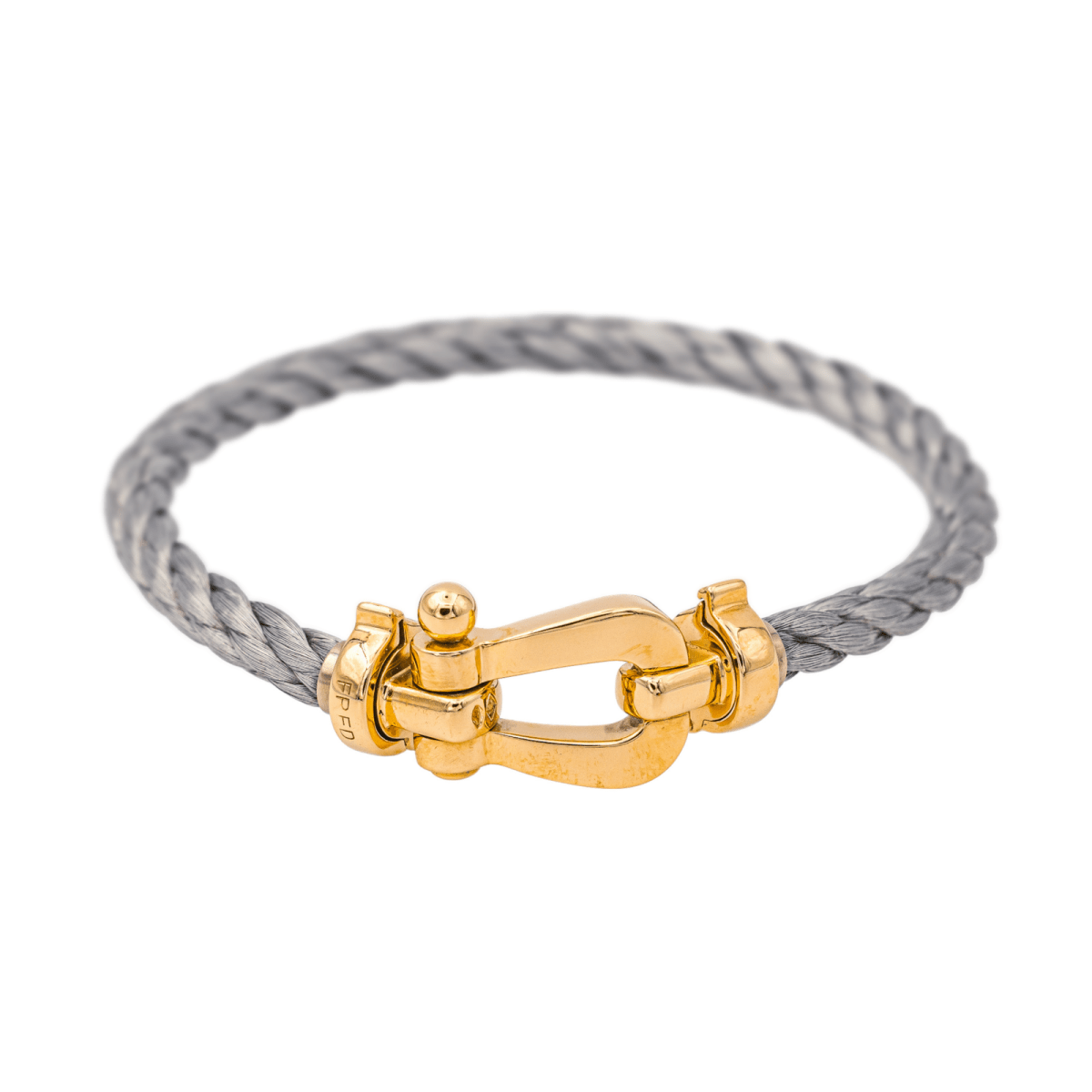 Bracelet Souple FRED "Force 10" en or jaune et acier - Castafiore