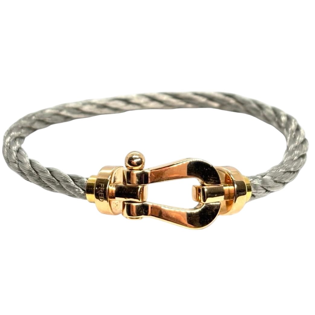 Bracelet Souple FRED "Force 10" en or rose - Castafiore