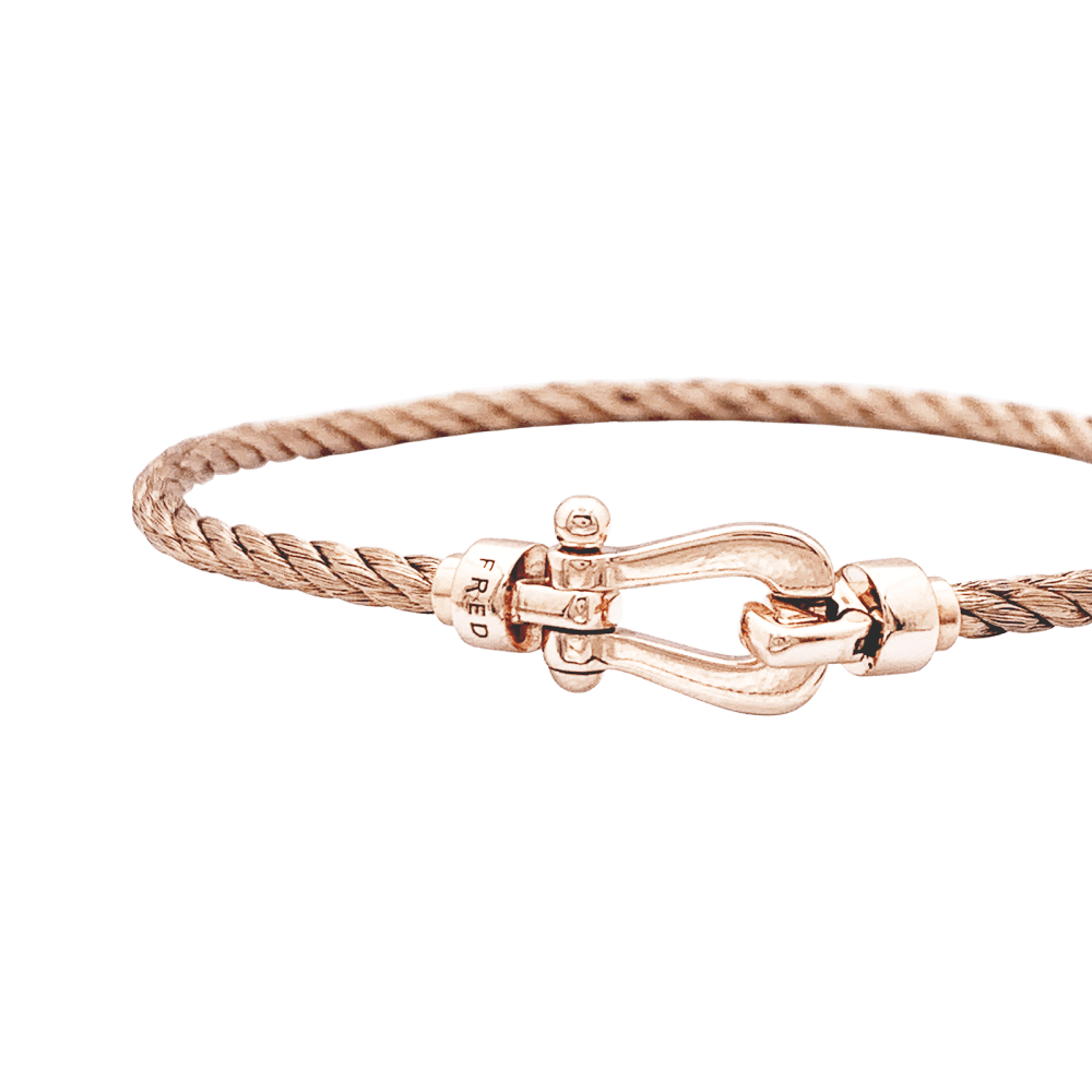 Bracelet Fred, "Force 10", rose gold.