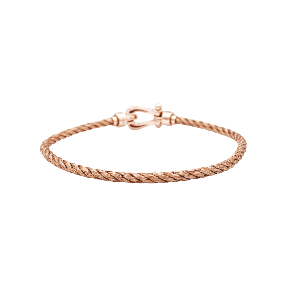 Bracelet Fred, "Force 10", rose gold.