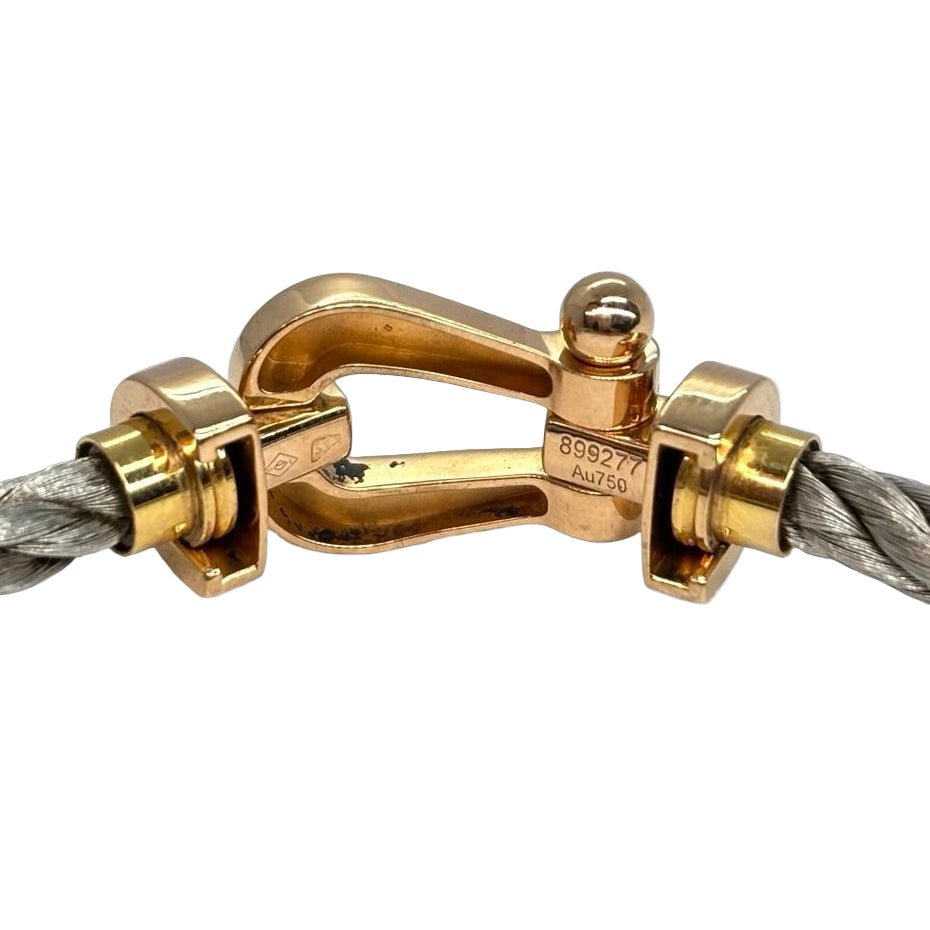 Bracelet Souple FRED "Force 10" en or rose - Castafiore