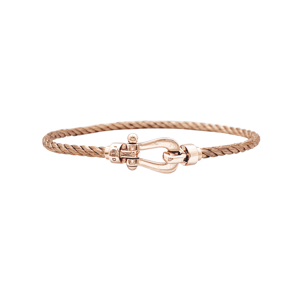Bracelet Fred, "Force 10", rose gold.