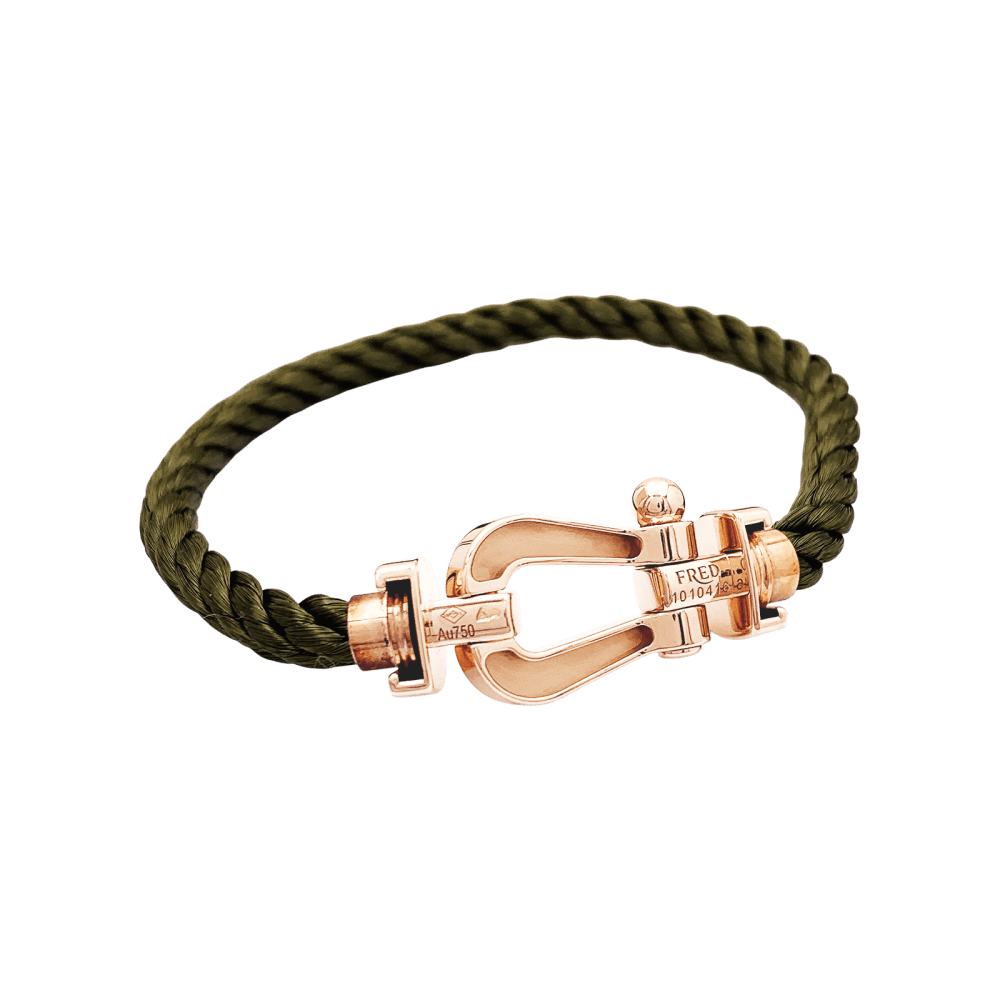 Bracelet Souple FRED "Force 10" en or rose - Castafiore