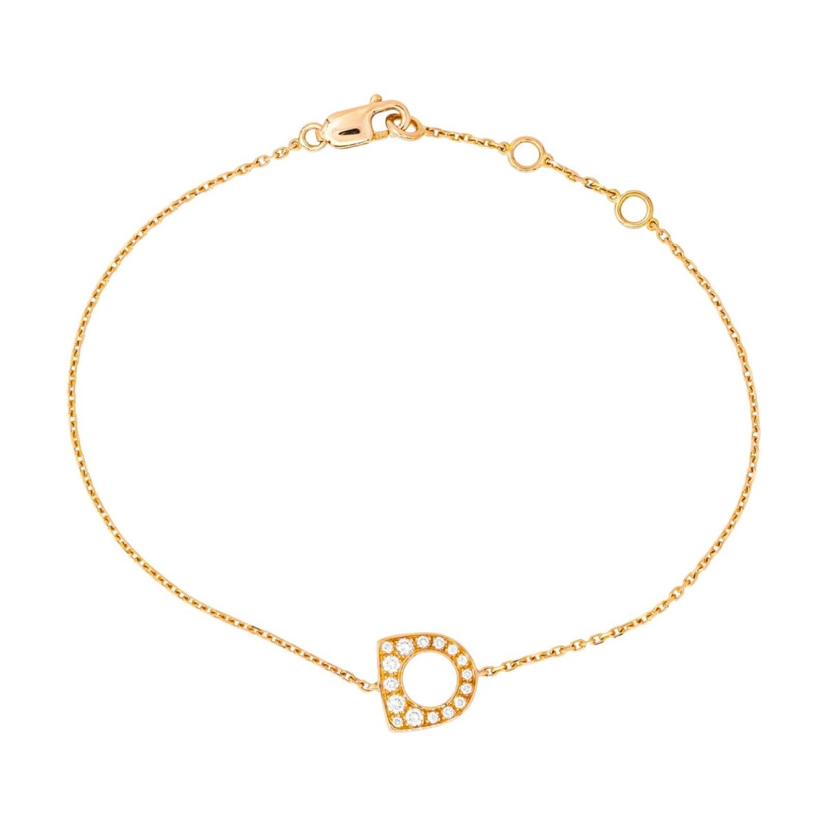 Bracelet Souple FRED "Success" en or rose et diamants - Castafiore