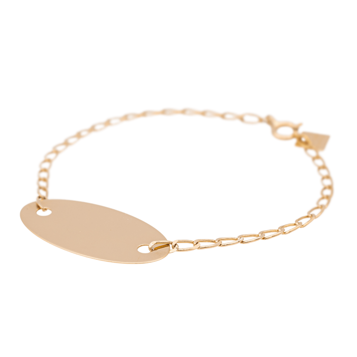 Bracelet Souple GINETTE NY "Sequin" en or rose - Castafiore