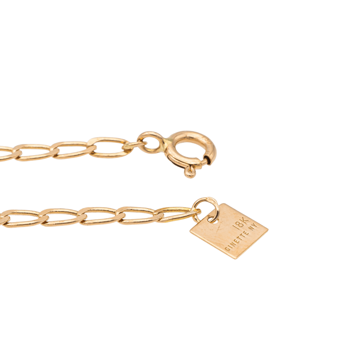 Bracelet Souple GINETTE NY "Sequin" en or rose - Castafiore