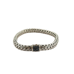 Bracelet Souple JOHN HARDY en argent et saphir - Castafiore