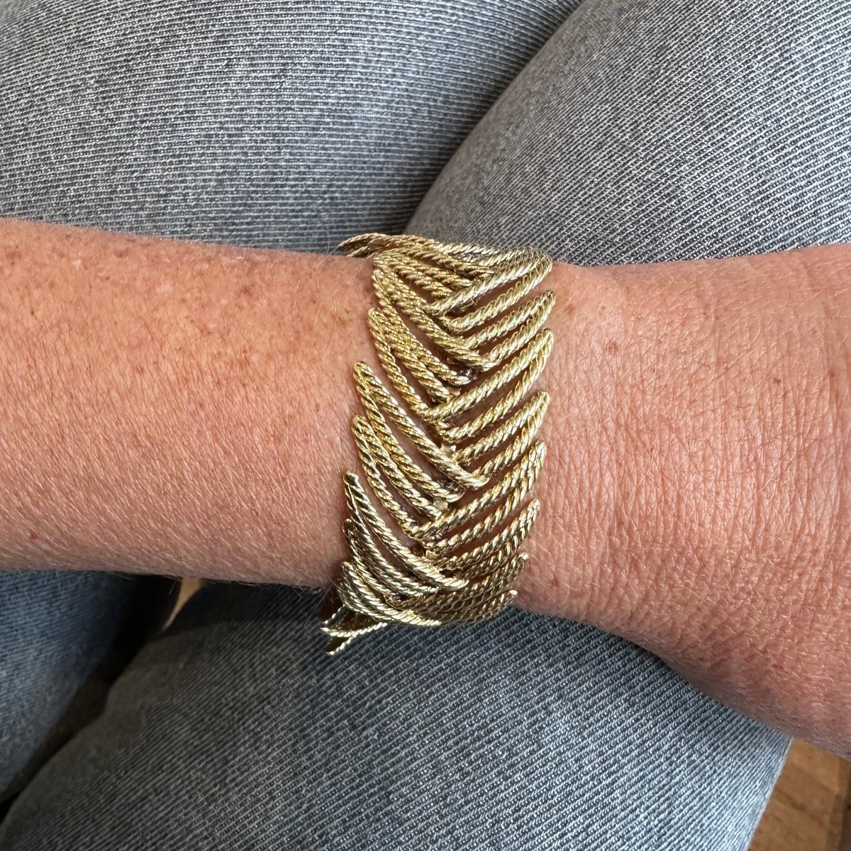 Bracelet Souple MAUBOUSSIN en or jaune - Castafiore