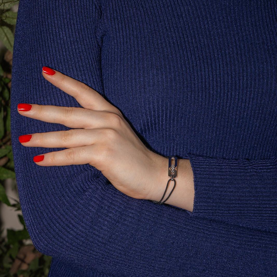 Messika Bracelet White gold cord diamond