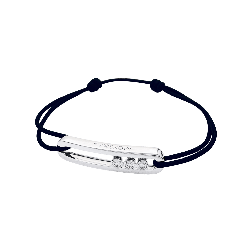 Bracelet Messika, "Messika Care(s)", white gold and diamonds.