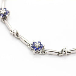 Bracelet SPRING avec saphirs et diamants - Castafiore