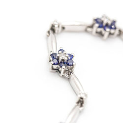Bracelet SPRING avec saphirs et diamants - Castafiore