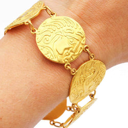 Bracelet STATERE MONNAIE DE PARIS en or jaune - Castafiore