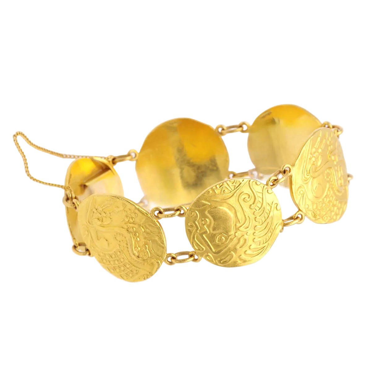 Bracelet STATERE MONNAIE DE PARIS en or jaune - Castafiore