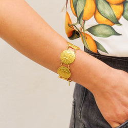 Bracelet STATERE MONNAIE DE PARIS en or jaune - Castafiore