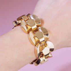 Bracelet Tank en or - Castafiore