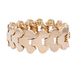 Bracelet Tank en or jaune - Castafiore