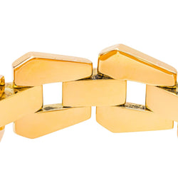 Bracelet Tank en or jaune - Castafiore